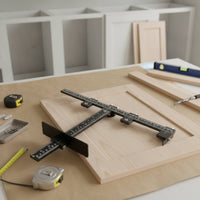Cabinet Hardware Jig Long-Lasting Template with Ruler Accurate for Woodworkers