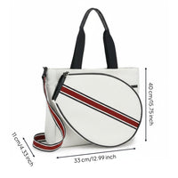 Tennis Racket Bag Large Capacity Badminton Racket Bag Scratch Resistant for Travel