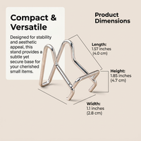 Sphere Holder Elegant Display, Metal Frame Display Holder, Crystal Ball Display Stands Metal Sphere Holders, Metal Easel for Home Decor