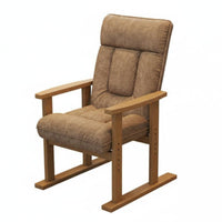 sturdy Wood Frame paddinged Wooden accent Chair Relaxed Recline Armchair High backrestrest Indoor Seating Ergonomic Design for Home Office Users, Readers, home dwellers, Living Room, Bedroom, perusing Corner, Balcony