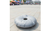 Gray Weighted Umbrella Base Bag Outdoor Accessory Valve