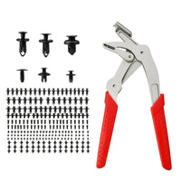 Panel Fastener Tool Pliers with Fasteners One-Handed Interior Trim Remover Pliers Vehicle Trim Removal Tool for Mechanics, Automotive Repair