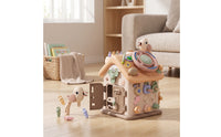 Play House Interactive Activity House Multi Functional Busy Board Toy for Infants, Playroom