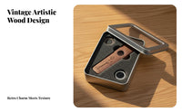 Easy to Learn Wooden Kazoo Portable Wood Kazoo Instrument Comes with Gift Box for Beginners, Kids, Music Education, Party, Travel
