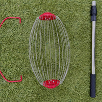 Telescopic Ball Picker Non-Slip Grip Portable Tennis Ball Picker Double Lock Design for Training