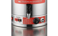 Stainless Steel Electric Cooking Barrel Triple-Layer Insulation Versatile Electric Boiler Double Temperature Control Large Capacity Soup Warmer