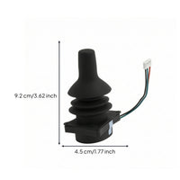 360-Degree Wheelchair Joystick Electric Wheelchair Control Lever Wired Joystick with Rubber Boot Universal