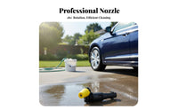 Multiple Degrees 180 Degree Rotating Spray Head High Pressure Washer Nozzle for Car Washing