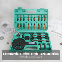 Wide Application Universal Pilot Bearing Puller High-Temperature Forged Internal Bearing Puller Set Long-Lasting Construction Mechanical Tool Carrying Case Included for Auto Technicians, Mechanics, Repair Professionals, Machinery Maintenance, Garage