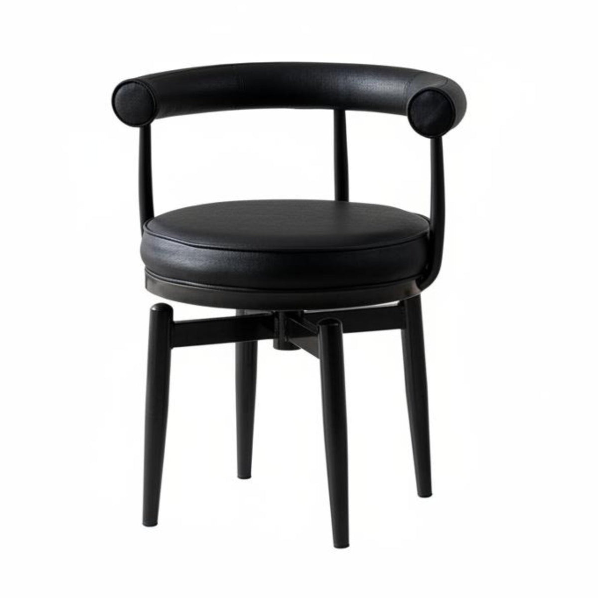 rotating Function Upholstered Armchair utilitarian Design coilBase Cantilever Chair Soft rearrest Desk Seat Vintage design for Office Workers, Students, Homeowners, Dining Room, Bedroom, Reception Area, study corner