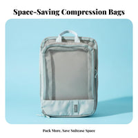 Compression Packing Cube Lightweight Compression Packing Cubes Suitcase Organizer Bag for Journeyers, Backpackers, Backpacking, Camping