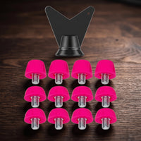 12 Pieces Replacement Studs with Wrench Screw-in Replacement Spikes Detachable