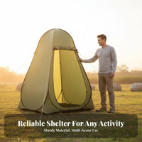 Multi-Purpose Portable Shower Tent Waterproof Camping Shower Tent Spacious Interior Outdoor Changing Room Windproof for Beachgoers, Families, Travelers, Outdoors, Beach, Fishing, Road Trips