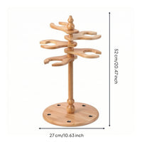 Traditional Wind Instrument Display Stand Five-Tier Traditional Wind Instrument Stand Space-Saving Desktop Holder for Instrumentalists, Collectors