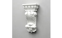 Classical Decorative Corbel Vintage Corbel with Floral Motif Polyurethane Decorative Trim Bracket Sturdy for Archways, Feature Walls