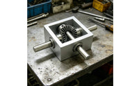 Right Angle Gearbox Lightweight Bevel Gear Unit Easy to Install Machine Part
