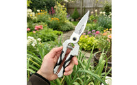 Garlic Trimming Scissors Comfortable Grip Vegetable Harvesting Shears Security Latch Spring Load Pruning Shears for Gardeners