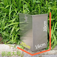 摩托车保险杠多用箱不锈钢工具箱置储物盒水杯架电动快递车侧边箱