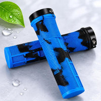 Handlebar Grips with Lock Rings Anti-Slip Handlebar Grips with Ends Textured for Commuting