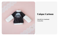 BJD Doll Sweater Unisex Design Doll clothes Easy to Wear Miniature Top
