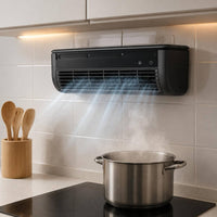 No-Drill Mist-Spray Cooling Fan Washable Mini Mist-Cooling Fan Wireless Controller Control Kitchen Appliance