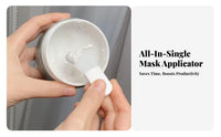 Easy to Clean Silicone Mask Brush Reusable Facial Mask Spatula Skin-Friendly for Beauty Professionals, Travelers, Travel, Bathroom, Gym Bag