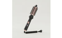Electric Heated Styling Comb Shiny Hot Brush with Cylindrical Head Heated Hair Styling Brush Fast Heating Hot Comb Dual-Voltage