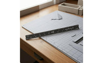 Triangular Scale Ruler Metal Alloy Model Drafting Ruler Lightweight Stationery