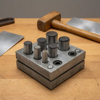 Punch Die Block with Seven Posts Compact Metal Sheet Puncher Hardened