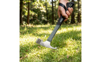 Canvas Tent Stakes and Hammer Set Hooked Head Camping Stake Kit Metal Tent Peg Kit Reflective