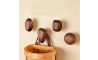 Natural Wooden Wall Hook Modern Wood Coat Peg Minimalist Wall Hook with Screws Screw-Information About Entryway, Bedroom, Closet