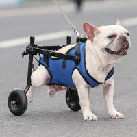 Easy to Walk Adjustable Dog Wheelchair Lightweight Dog Rehab Wheelchair Stable Frame Hind Leg Support Carriage Breathable Mesh Harness for Disabled Dogs, Rehabilitation, Mobility Assistance, Post Surgery