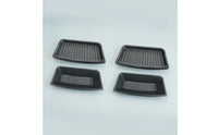 2 Pieces Under-Seat Storage Box Concealed Under-Seat Organizer Box Underseat Organizer Space-Saving Underseat Storage Bin