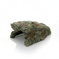 Resin Reptile Hideout Cave Natural-Looking Reptile Hide Sturdy Basking Platform Sturdy for Reptiles