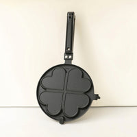 Heart Waffle Pan Compact Waffle Pan with Handle Waffler Lightweight Long-Lasting for Home Bakers, Breakfast, Brunch