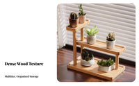 Multifunctional Multitier Desk Shelf Adaptable Use Multitier countertop server hosting areaSaving Desktop Organizer Sturdy Construction for Plant Lovers, Office Workers, Vanity Table, Bedroom, Dorm Room, Windowsill