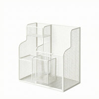 Compartment Storage Rack Tall Upright Freestanding Storage Rack Floor Standing for Home Gym