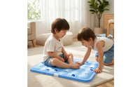 Cooling Seat Cushion Soft Gel Seat Cushion Chair Pad with Gel Low-Profile Machine Washable for Office Workers, Floor Seating