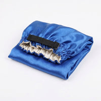 Satin Sleep Bonnet for Double Layer Reversible Adjustable Cap, Haircare Hat for Women Adults