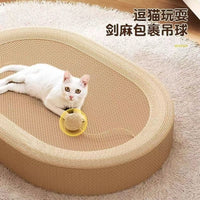 Wholesale Cat Scratcher Bed with Jute Material, No Shedding, for Sleeping and Playing