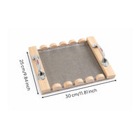 Moxibustion Box Wooden Moxa Box Mugwort Moxibustion Holder Double-Layer Tool Heat Concentrating for Acupuncturists