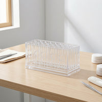 Nail Brush Holder with 26 Holes Clear Nail Brush Holder Pen Organizer Transparent Pen Display Stand Upright for Artists, Vanity