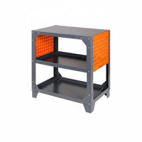 High Load Capacity Heavy Duty Tool Cart Thickened Steel Plate 3 Tier Rolling Tool Cart Long-Lasting Construction 3-Tier Rolling Trolley Spacious Storage for Technicians, DIY Enthusiasts, Garage, Warehouse, Repair Shop, Job Site