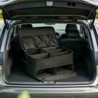 Car Trunk Storage Box with Lid Hard-Sided for Golf Outings, Travelers, Commuters
