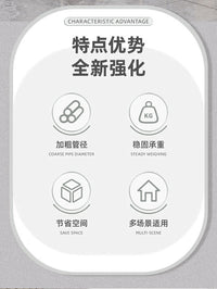 晾衣架落地家用伸缩多功能简易衣帽架宿舍阳台卧室挂衣服晾晒架子 升级款单杆黑色-伸缩款带轮款