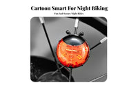 Increases Night Visibility Ladybug Bike Light Easy Installation Two-Wheeler Spoke Light Long-Lasting for Children, Outdoor Activities