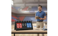 Foldable Scoreboard Portable Scoreboard with Flip Rings Water-Resistant