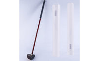 Translucent White Anti-Slip Golf Grip Sleeve Plastic-Like Golf Club Grip Sleeve Hanging Loop Athletic Accessory Cylindrical