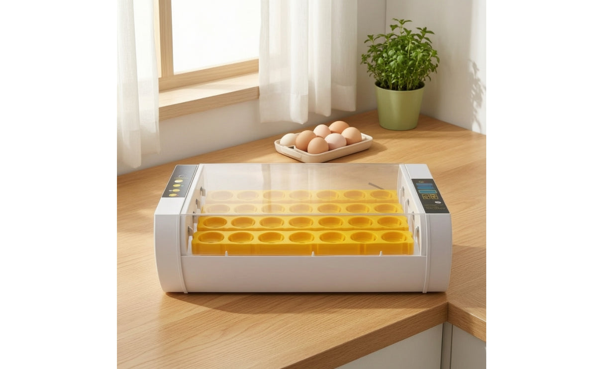 24 Egg incubation box Electronic Countertop Egg Brooding Device Automatic Hatcher for Hobbyists, Teachers, Farm, Classroom, Hatchery