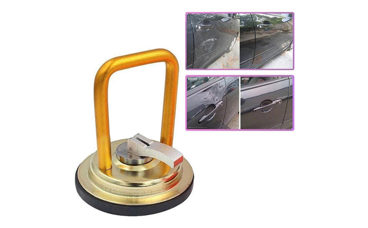Aluminum Alloy Suction Cup Indentation Puller Portable Car Indentation Repair Puller Non-Destructive Easy to Use for Mechanics